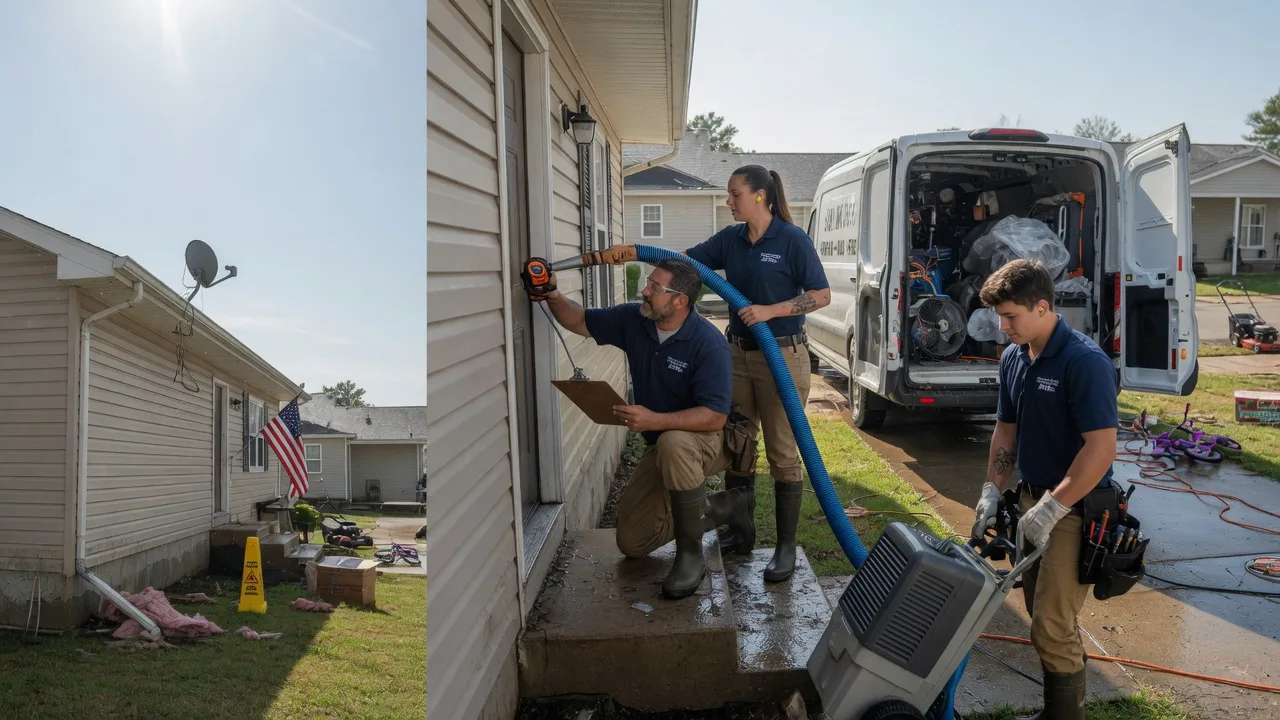 Ceiling Water Damage Restoration in Bel Aire, KS near me